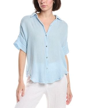 Michael Stars Bailey Button-Down Shirt - Blue