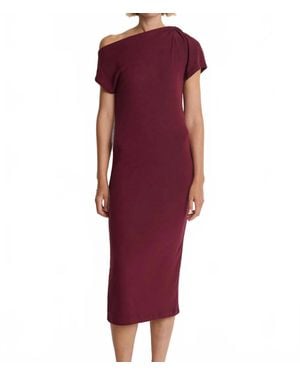 Nation Ltd Hallie Midi Dress - Red