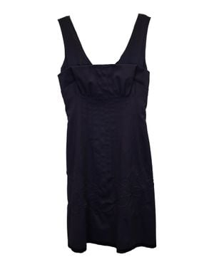 Alberta Ferretti Philosophy Di Sleeveless Mini Dress - Blue