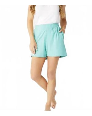 Coco + Carmen Brushed Pocket Shorts - Blue
