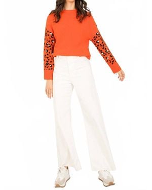 Thml Inside Scoop Sweater - Orange