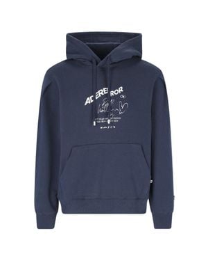 Adererror Cotton Hoodie - Blue