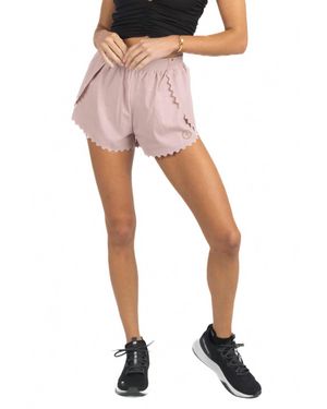 Akalia Chloe Romantic Scalloped Detailing Shorts - Pink