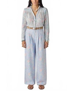 MAISON HOTEL Cloud Garden Simone Pants - Blue