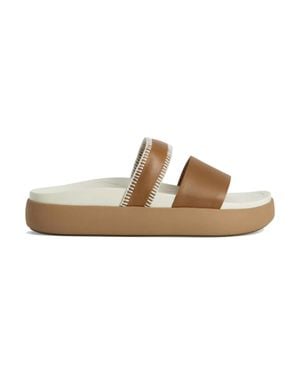 Olukai Pae Leather Sandal - Brown