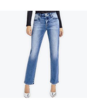 Risen Step And Repeat Ankle Tapered Jean - Blue