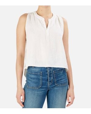 NSF Nepore Drapy Sleeveless Top - Blue