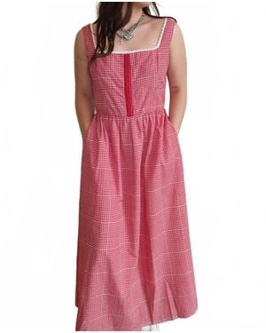 Wishlist Rosie Check Dress - Pink