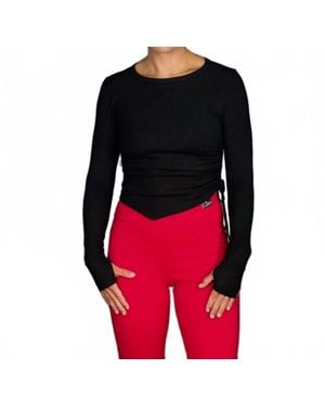 WASABI + MINT Sideline Longsleeve Top - Black