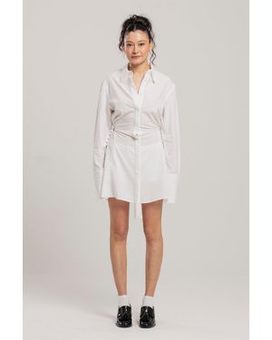 Pcfg Free Heaven Pleated Dress - White