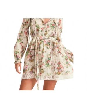 LoveShackFancy Fria Mini Dress - Natural