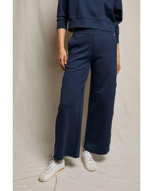 PERFECTWHITETEE Travel Wide Leg Pant - Blue