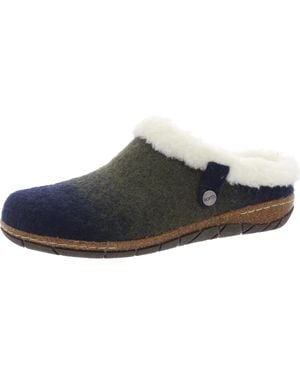 Earth Origins Elena Solid Faux Fur Slide Slippers - Black