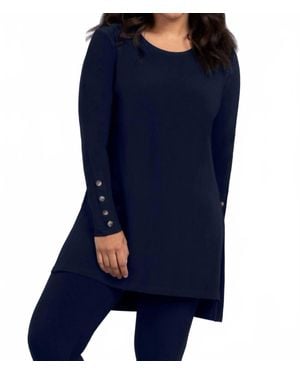 Sympli Quest Tunic Long Sleeve - Blue