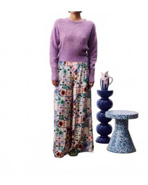 FRNCH Egeria Pants - Purple