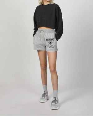 WeWoreWhat Cropped Sweatshirt - Black