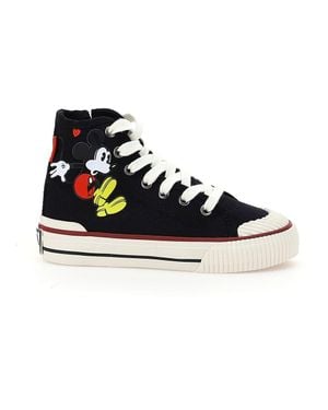 MOA Mickey High Top Sneakers - Blue