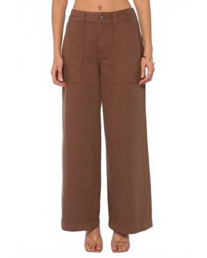 Velvet Heart Jonny Suede Pants - Brown