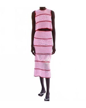 Saylor Fran Skirt Set - Pink