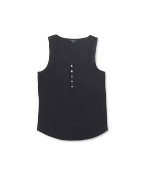 ON THIS DAY Ribbed Knit Tank - Blue