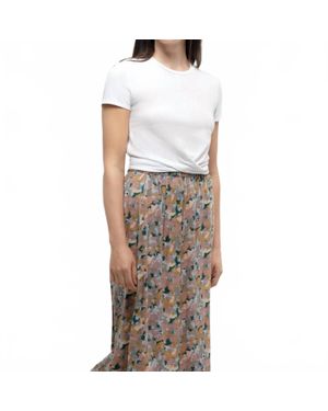 Tentree Lawson Twist Front T-Shirt - White