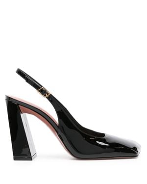 パンプス AMINA MUADDI BEGUMMESHSLING95 Pumps With Heel Black MU25116S-Amina-Muaddi-Holli-