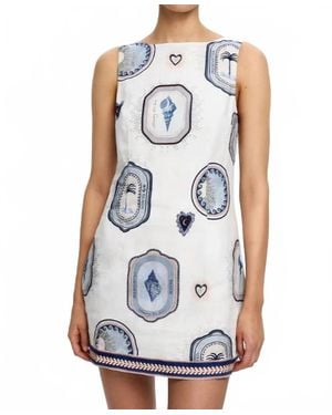 Kivari Alessia Mini Dress - Blue
