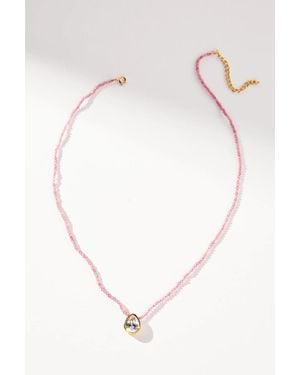 Kozakh Rosario Spinel Necklace - White