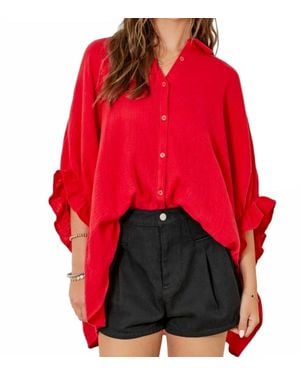 Day + Moon Harper Shorts - Red