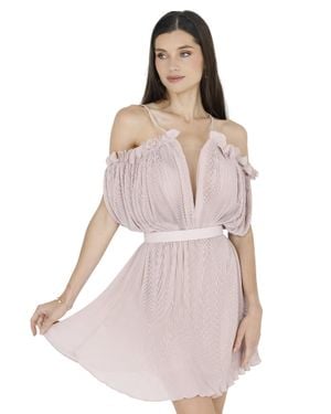 Akalia Oriella Sleeveless Mini Dress - Pink