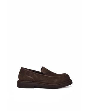 Paloma Barceló Suede Loafers - Brown
