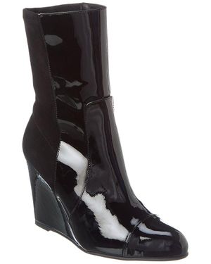 Stuart Weitzman Mila City Wedge Bootie - Black
