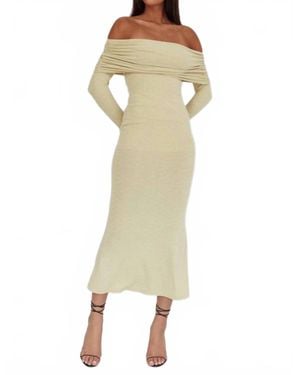 One And Only Collective Elizabeth Dress - Natural