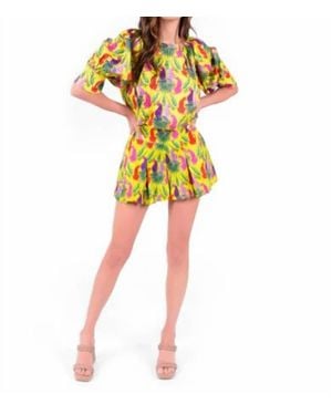 Emily Mccarthy Celeste Crop - Yellow
