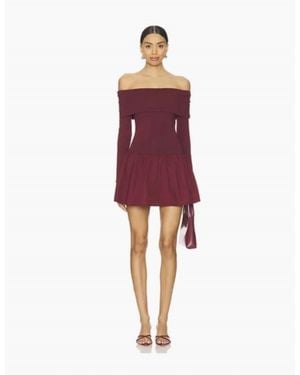 ALL THE WAYS Madley Mini Dress - Red