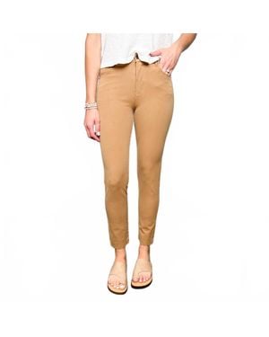 Marble Ankle Grazer Jeans - Natural