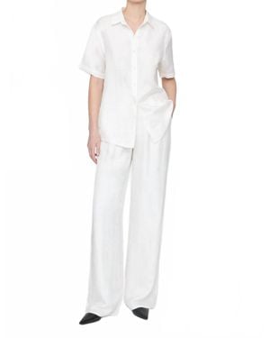 Anine Bing Carrie Pant - White