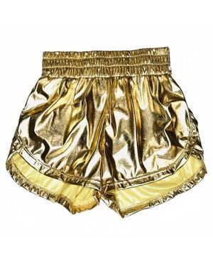Belle Cher Metallic Athletic Fit Short