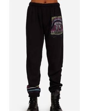 Lauren Moshi Tanzy Classic Musle Car Sweatpant - Black