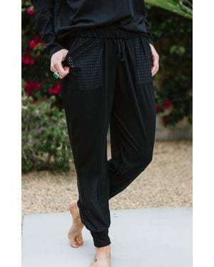 Onzie Mesh-detailed Jogger - Black