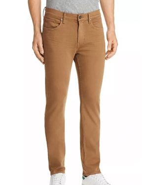 PAIGE Lennox Slim Straight Leg Jeans - Natural