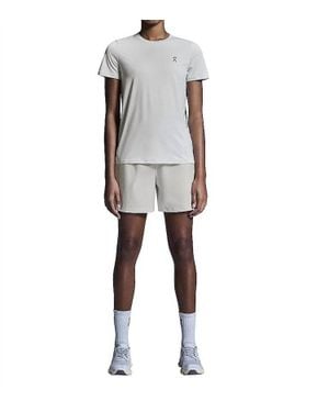 On Shoes Damen Lauf Core Shirt - Gray