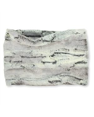 Dana Herbert Faux Fur Snood Scarf - Metallic