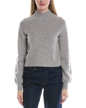 Philosophy Balloon Sleeve Cashmere Sweater - Gray