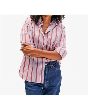 Clare V. Emillette Oversized Shirt - Red
