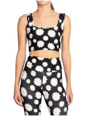 Nicole Miller Sports Bra Top - Black