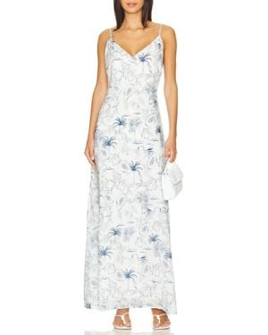 SNDY'S Pomelo Maxi Dress - White