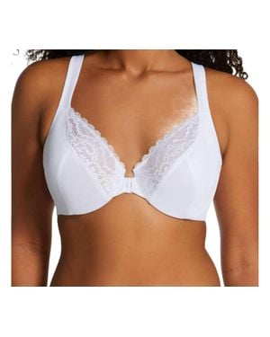 Playtex Front Close No Poke Dreamwire Bra - White