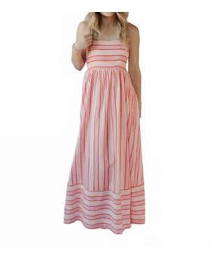 By Together Kinzi Stripe Maxi Dress - Pink