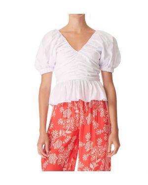 Gilner Farrar Kiri Top - White